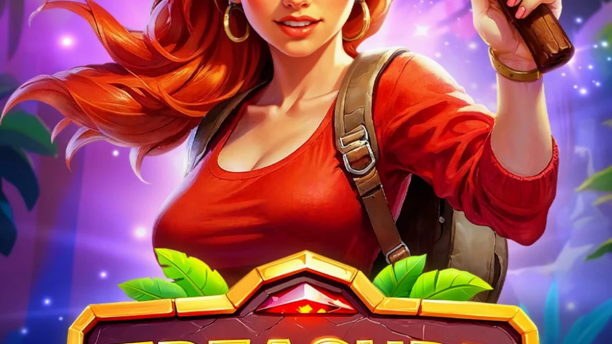 Pemandangan hutan Aztec dalam slot Treasure Explorer
