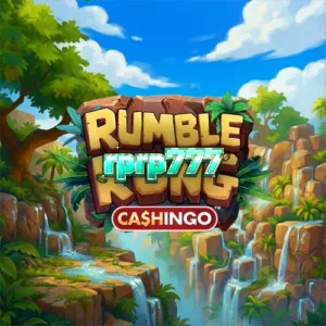 Tampilan layar permainan slot Rumble Kong Cashingo di perangkat seluler